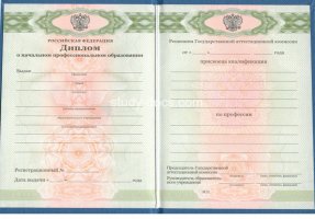 Диплом училища 2010 в Нижнекамске